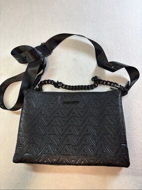 Aldo Black Crossbody Bag with Chain Strap